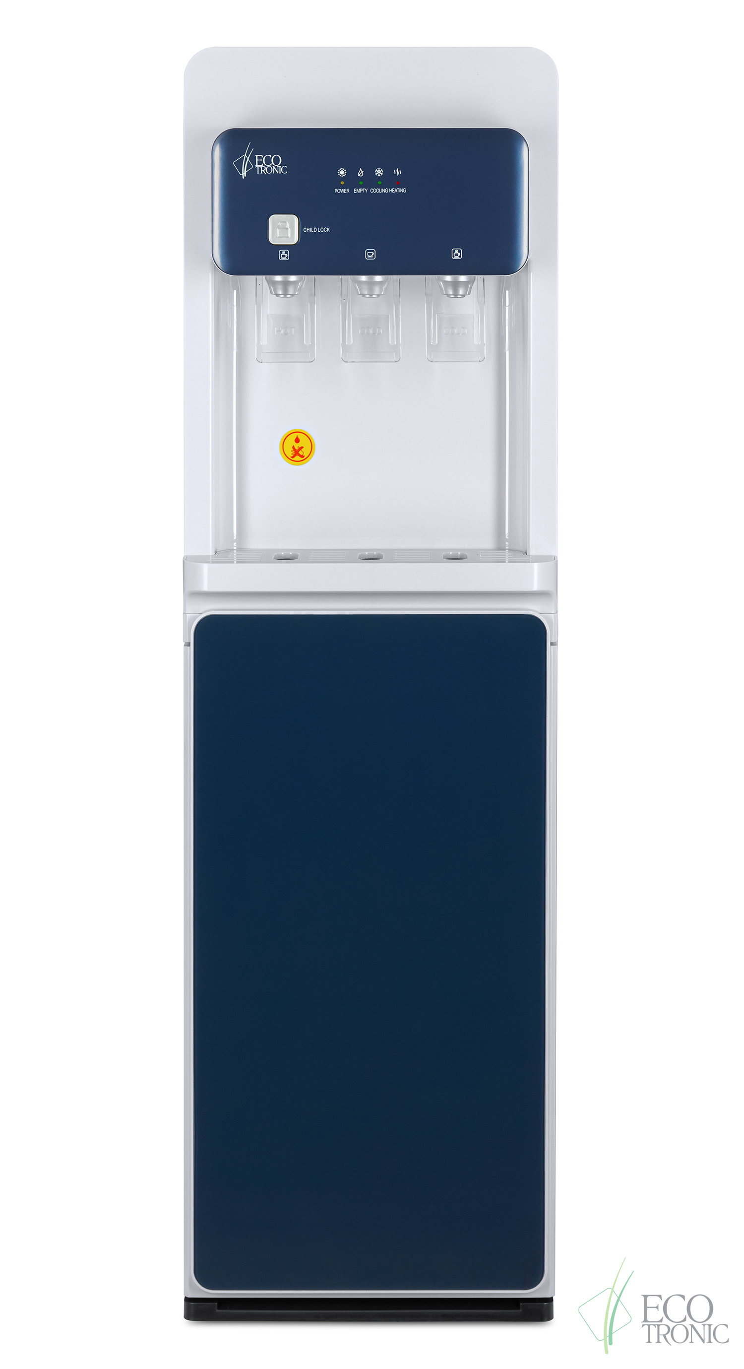 Кулер с нижней загрузкой Ecotronic K43-LXE white-blue
